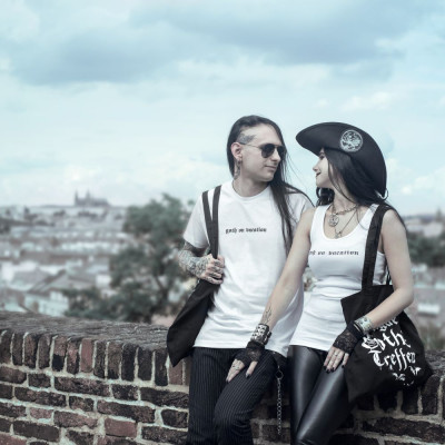 Goth on vacation women's tank top