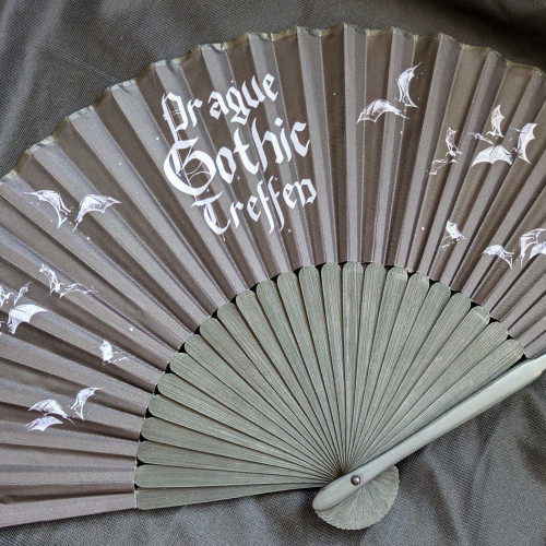 Prague Gothic Treffen hand fan