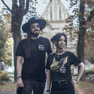 Prague Gothic Treffen women's crop top